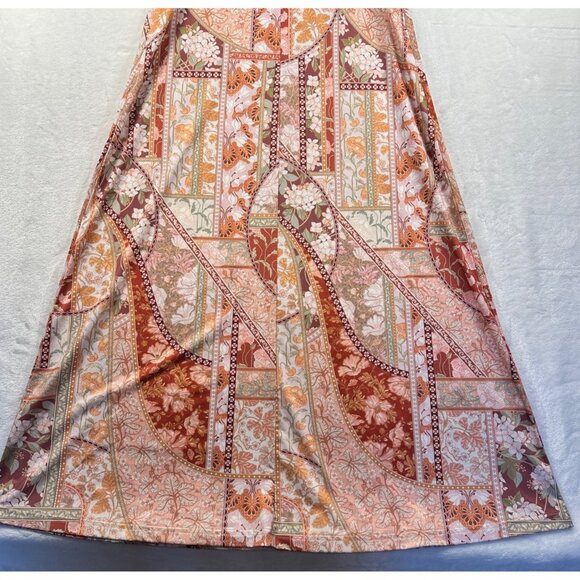 Zimmermann Womens Babydoll floral Patchwork slip Midi-Maxi dress size 2/ US 8 - Picture 14 of 16